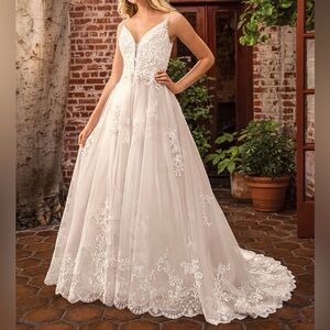 BELOVED by Casablanca Bridal “Delilah” Modern Boho Wedding Gown